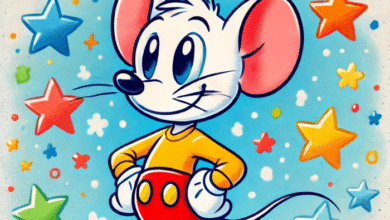 Easy Mickey Mouse Drawing: Tutorial for Mickey Mouse Drawing Easy and Perfect for Beginners